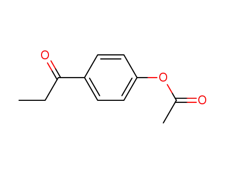 Molecular Structure of 25743-56-0 (4-acetoxypropiophenone)