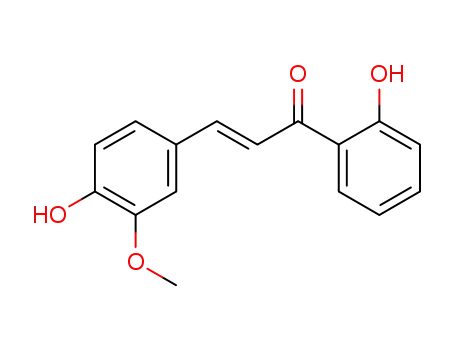 Molecular Structure of 104236-73-9 (3-(4-hydroxy-3-methoxyphenyl)-1-(2-hydroxyphenyl)-2-propen-1-one)