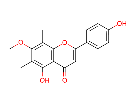 4H-1-Benzopyran-4-one,5-hydroxy-2-(4-hydroxyphenyl)-7-methoxy-6,8-dimethyl-