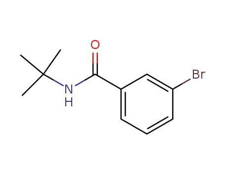 Molecular Structure of 42498-39-5 (3-Bromo-N-(tert-butyl)benzamide 97%)
