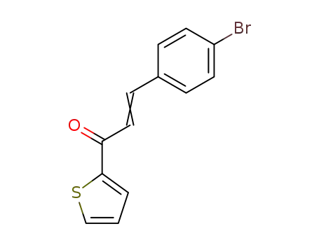 Molecular Structure of 42292-00-2 (2-Propen-1-one,3-(4-bromophenyl)-1-(2-thienyl)-)