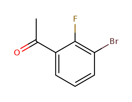 Molecular Structure of 161957-61-5 (3'-Bromo-2'-Fluoroacetophenone)