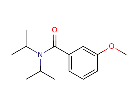 Molecular Structure of 103258-40-8 (Benzamide, 3-methoxy-N,N-bis(1-methylethyl)-)