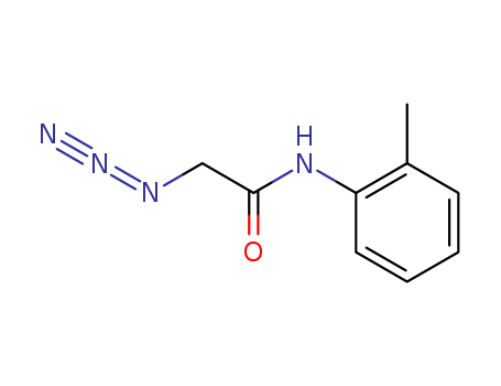 Molecular Structure of 116433-48-8 (Acetamide, 2-azido-N-(2-methylphenyl)-)