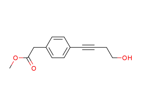 Methyl 4-(4-hydroxy-1-butynyl)phenylacetate