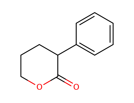 Molecular Structure of 13019-37-9 (2H-Pyran-2-one, tetrahydro-3-phenyl-)
