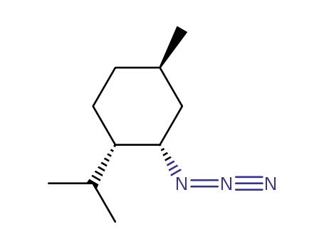Molecular Structure of 107535-12-6 ((1S, 2S, 5R)-NEOMENTHYL AZIDE)