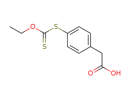 2-(4-((ethoxycarbonothioyl)thio)phenyl)acetic acid