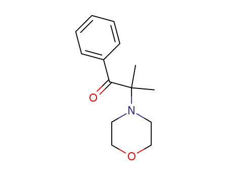 Molecular Structure of 71867-90-8 (1-Propanone, 2-methyl-2-(4-morpholinyl)-1-phenyl-)