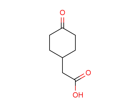 Molecular Structure of 52263-23-7 ((4-OXOCYCLOHEXYL)ACETIC ACID)