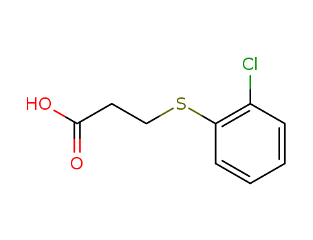 3-(2-CHLORO-PHENYLSULFANYL)-PROPANOIC ACID