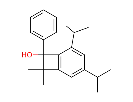 8,8-dimethyl-7-phenyl-3,5-di(propan-2-yl)bicyclo[4.2.0]octa-1,3,5-trien-7-ol