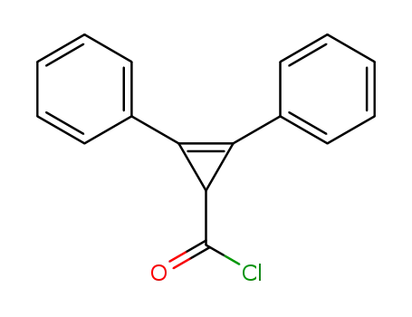 Molecular Structure of 6415-58-3 (2,3-diphenyl-2-cyclopropene-1-carbonyl chloride)