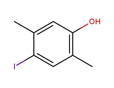 Molecular Structure of 114971-53-8 (2,5-DIMETHYL-4-IODOPHENOL)