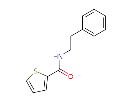 Molecular Structure of 75690-78-7 (N-(2-phenylethyl)thiophene-2-carboxamide)