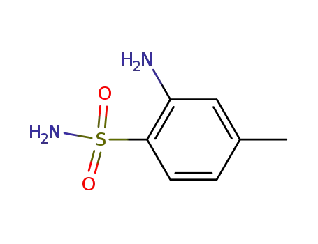 Molecular Structure of 609-63-2 (Benzenesulfonamide, 2-amino-4-methyl- (9CI))