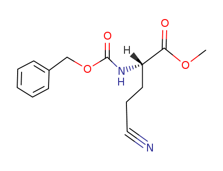 Butanoic acid, 4-cyano-2-[[(phenylmethoxy)carbonyl]amino]-, methyl  ester, (2S)-