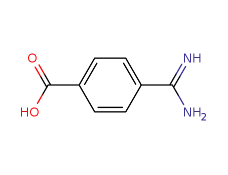 Molecular Structure of 15535-95-2 (4-AMIDINOBENZOIC ACID)