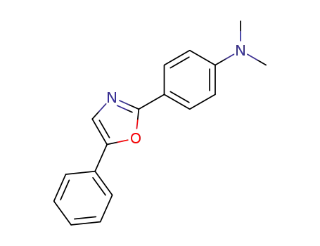 Molecular Structure of 10004-71-4 (Benzenamine, N,N-dimethyl-4-(5-phenyl-2-oxazolyl)-)