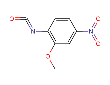 Molecular Structure of 33484-67-2 (2-METHOXY-4-NITROPHENYL ISOCYANATE)