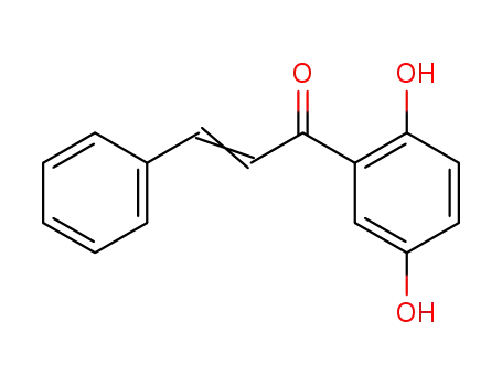 Molecular Structure of 19312-13-1 ((2E)-1-(2,5-dihydroxyphenyl)-3-phenylprop-2-en-1-one)
