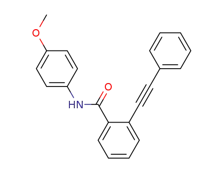 2-(2'-phenylethynyl)-N-p-methoxyphenylbenzamide
