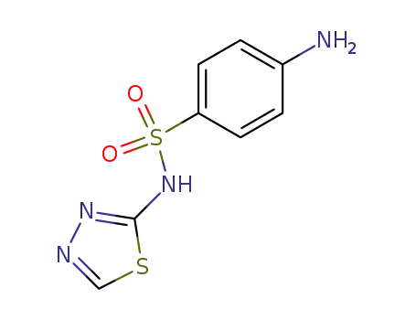 Molecular Structure of 16806-29-4 (SULFATHIADIAZOLE)