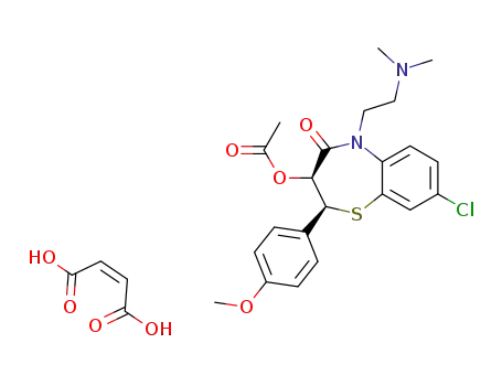 Molecular Structure of 96128-92-6 (Clentiazem maleate)