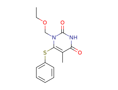 1-(Ethoxymethyl)-5-methyl-6-(phenylthio)pyrimidine-2,4(1H,3H)-dione