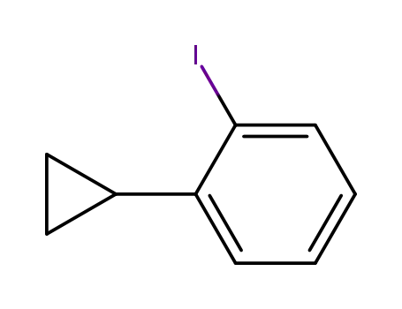 Molecular Structure of 57807-29-1 (1-cyclopropyl-2-iodobenzene)