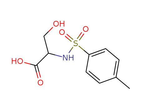 N-((4-methylphenyl)sulfonyl)serine cas  5873-11-0