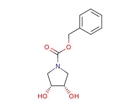 1-Pyrrolidinecarboxylic acid, 3,4-dihydroxy-, phenylmethyl ester, cis-