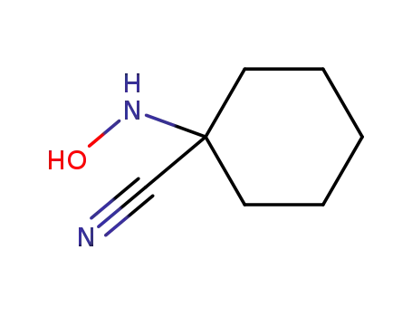 Molecular Structure of 5259-69-8 (1-(hydroxyamino)cyclohexanecarbonitrile)