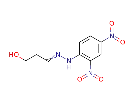 Molecular Structure of 40365-04-6 (Propanal, 3-hydroxy-, (2,4-dinitrophenyl)hydrazone)