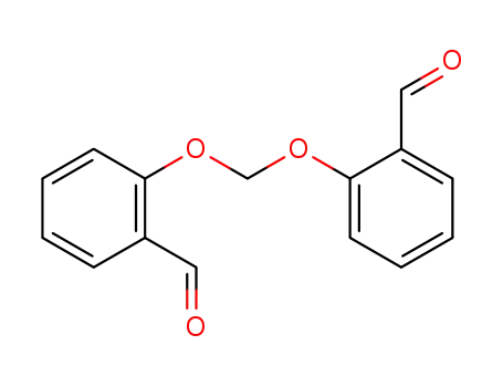 Molecular Structure of 77354-97-3 (Benzaldehyde, 2,2'-[methylenebis(oxy)]bis-)