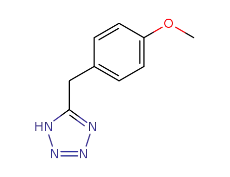 Molecular Structure of 132372-75-9 (1H-TETRAZOLE, 5-[(4-METHOXYPHENYL)METHYL]-)
