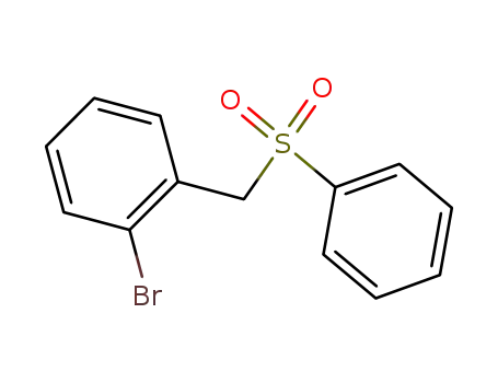 1- (벤젠 설 포닐 메틸) -2- 브로 모 벤젠
