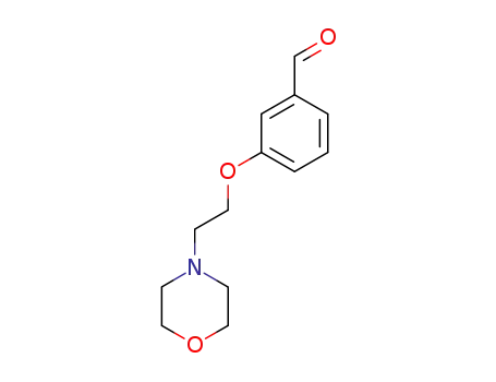 Molecular Structure of 81068-26-0 (3-(2-MORPHOLIN-4-YLETHOXY)BENZALDEHYDE)