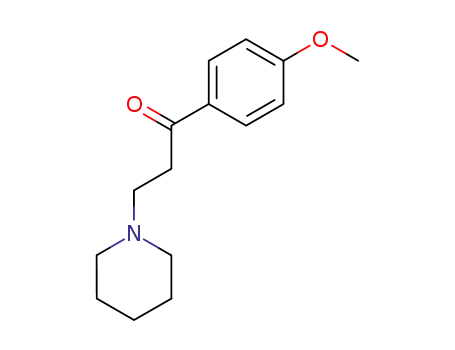 1-Propanone, 1-(4-methoxyphenyl)-3-(1-piperidinyl)-