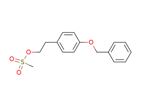 Benzeneethanol, 4-(phenylmethoxy)-, methanesulfonate