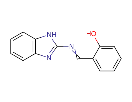 Molecular Structure of 24854-76-0 (Phenol, 2-[(1H-benzimidazol-2-ylimino)methyl]-)