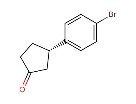 Cyclopentanone, 3-(4-bromophenyl)-, (3S)-