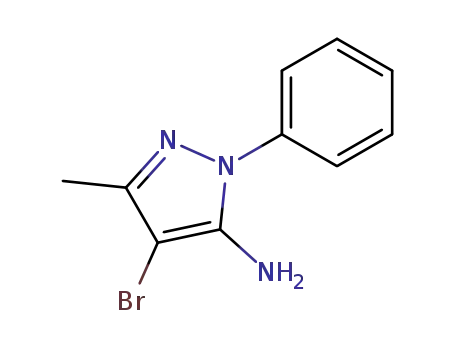 Molecular Structure of 69464-98-8 (4-BROMO-3-METHYL-1-PHENYL-1H-PYRAZOL-5-&)