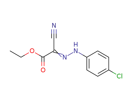 Acetic acid, ((4-chlorophenyl)hydrazono)cyano-, ethyl ester