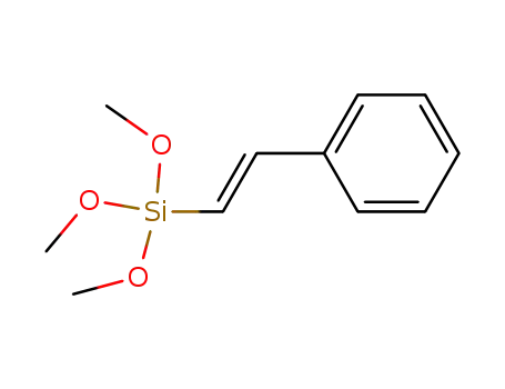 Molecular Structure of 70531-02-1 (1-PHENYL-2-TRIMETHOXY SILYL ETHENE)