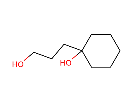 Molecular Structure of 6963-45-7 (1-(3-hydroxypropyl)cyclohexanol)