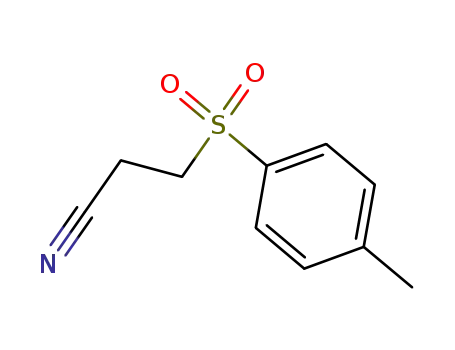 Molecular Structure of 10154-80-0 (3-(TOLUENE-4-SULFONYL)-PROPIONITRILE)