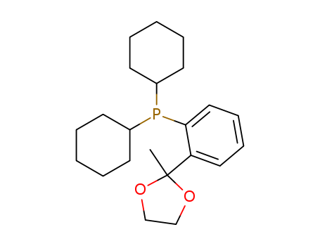 Dicyclohexyl-(2-(2-methyl-1,3-dioxolan-2-yl)-phenyl)phosphine