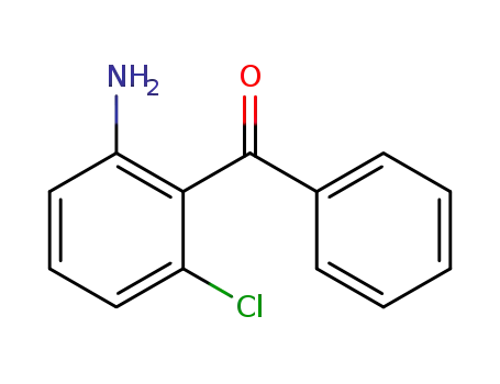 Molecular Structure of 5649-38-7 (2-Amino-6-chlorobenzophenone)