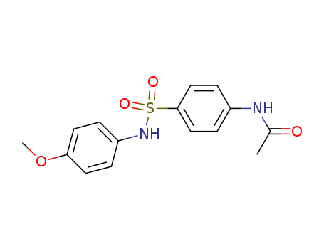 N-[4-[(4-methoxyphenyl)sulfamoyl]phenyl]acetamide cas  19837-89-9